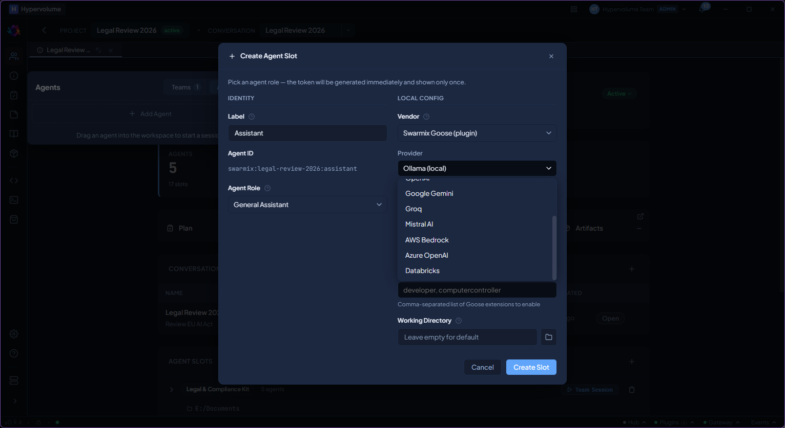 Local models and providers like Amazon Bedrock and Azure